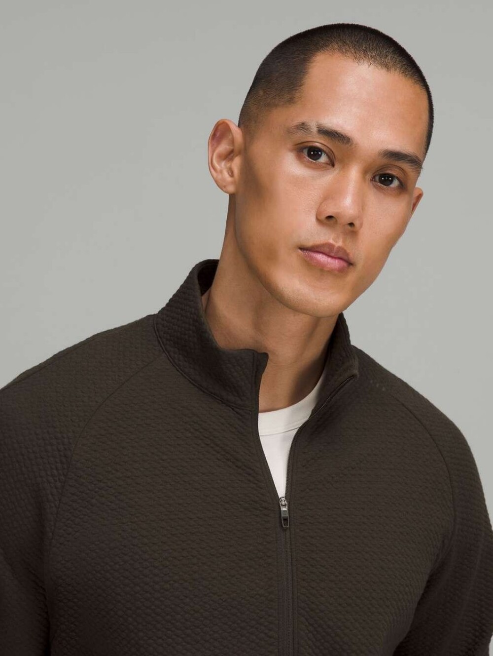 Lululemon At Ease Half-Zip XXL In Dark Olive